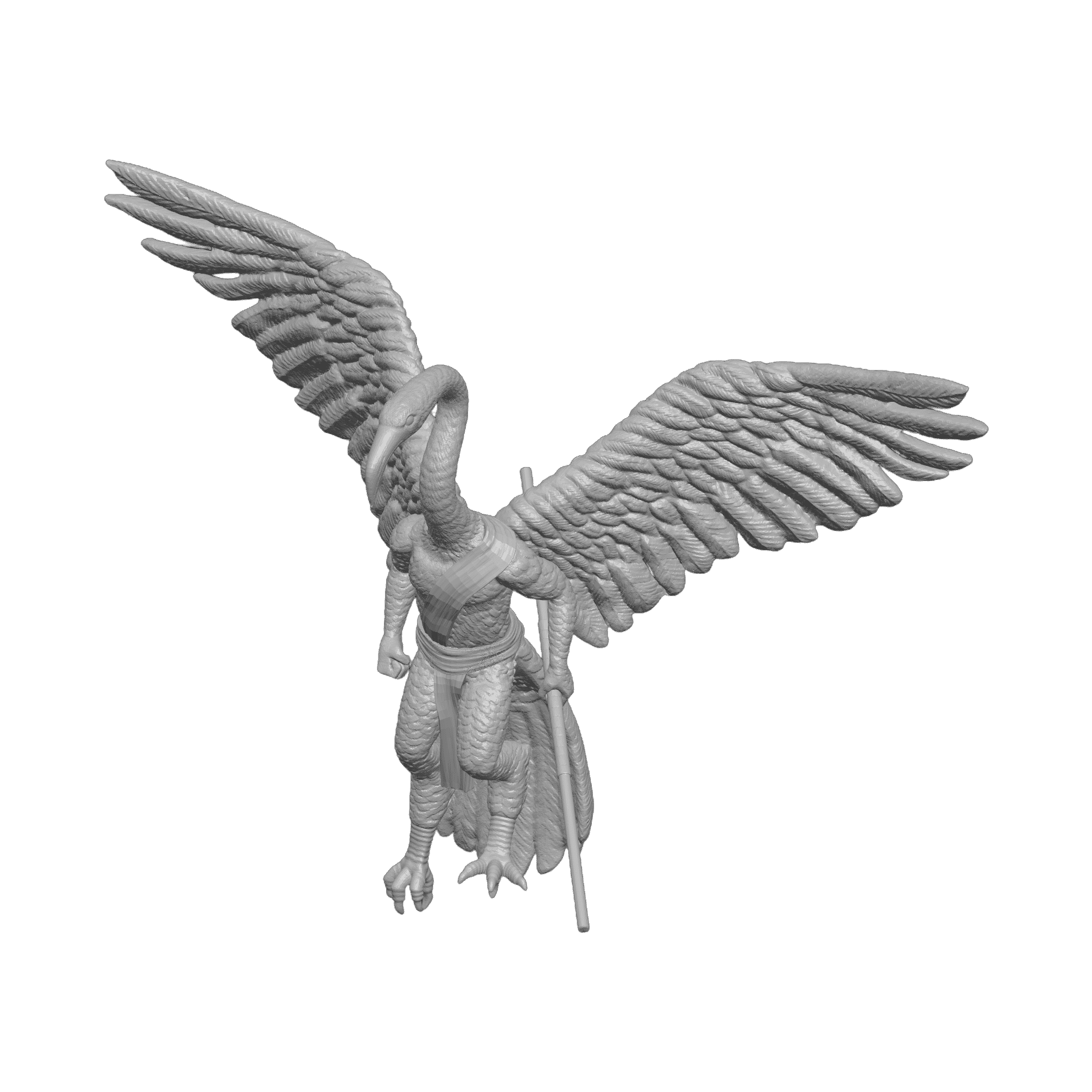 Aarakocra Flamingo Monk